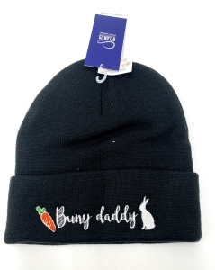 Czapka "Bunny Daddy" CZARNA