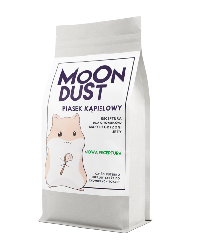 Piasek do kąpieli MoOn Dust 2kg dla chomików, jeży i małych gryzoni - Kuwety i piaski - Uszatkowe Rady