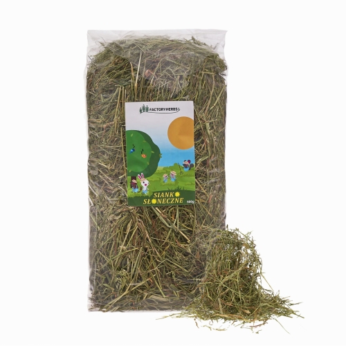 FactoryHerbs  Sianko Słoneczne 500g  - Siano dla królika - Uszatkowe Rady
