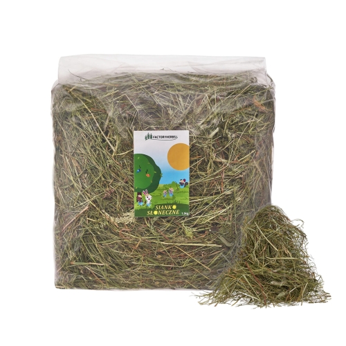 FactoryHerbs  Sianko słoneczne 1,5kg  - Siano dla królika - Uszatkowe Rady
