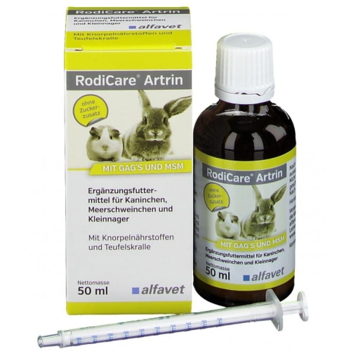 RodiCare Artrin 50 ml - wspomaganie stawów królików i gryzoni - Karma - Uszatkowe Rady
