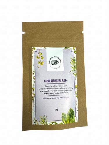 Dr Ziętek KARMA RATUNKOWA Plus dla królików i gryzoni 25g - Karma dla chomika - Uszatkowe Rady