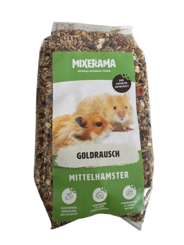 Mixerama Mittelhamster Goldrausch 500g  karma dla chomika syryjskiego  - Chomik SYRYJSKI - Uszatkowe Rady