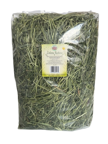 Uszatkowe Rady Sianko Zielona Rozkosz 1kg z suszarni  - Siano dla królika - Uszatkowe Rady
