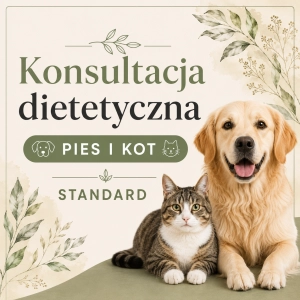 Konsultacja dietetyczna - pies i kot STANDARD (45 min.)