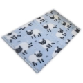 Posłanie DRY BED 75x50cm  Legowisko antypoślizgowe 28mm owce błękitne - Legowiska i Dry Bedy - Uszatkowe Rady