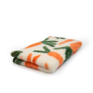 Posłanie DRY BED 75x50cm Legowisko antypoślizgowe 28mm marchewki