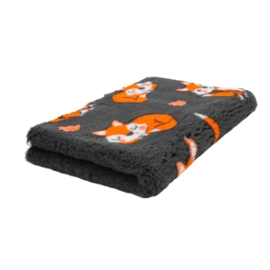 Posłanie DRY BED 75x50cm Legowisko antypoślizgowe 28mm lisy