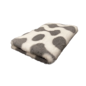 Posłanie DRY BED 75x50cm Legowisko antypoślizgowe 22mm szaro-białe BB20