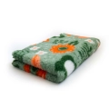 Posłanie DRY BED 75x50cm Legowisko antypoślizgowe 28mm zielony w kwiaty - Legowiska i Dry Bedy - Uszatkowe Rady