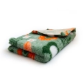 Posłanie DRY BED 75x50cm Legowisko antypoślizgowe 28mm zielony w kwiaty - Legowiska i Dry Bedy - Uszatkowe Rady