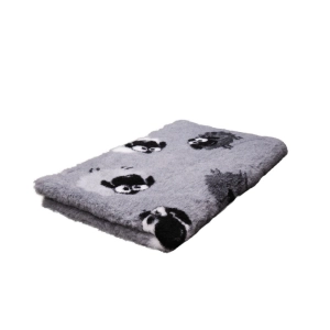 Posłanie DRY BED 100x75 cm Legowisko antypoślizgowe 28mm szare owce 