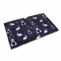 Posłanie DRY BED 100x75cm Legowisko antypoślizgowe 28mm  szare króliki - Legowiska i Dry Bedy - Uszatkowe Rady